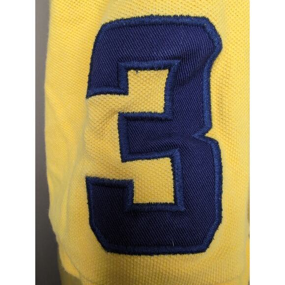 Polo Ralph Lauren classic fit Y2k yellow preppy equestrian polo shirt - Picture 5 of 10